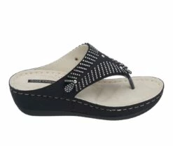 Women's GC Shoes Virginia Wedge Flip Flops