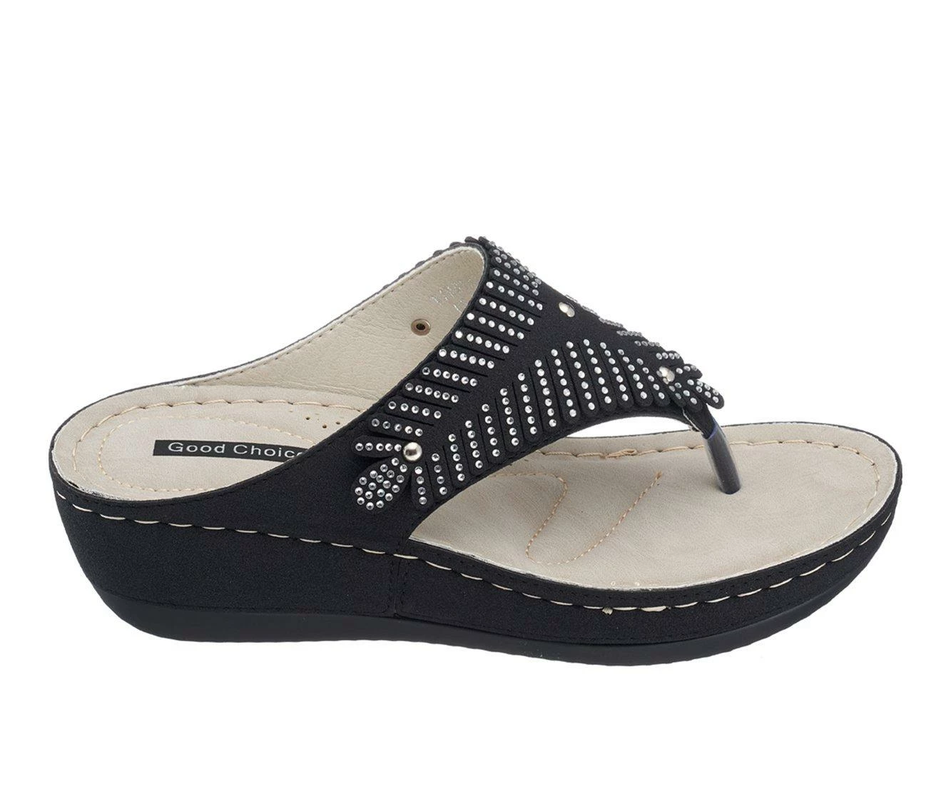 Women's GC Shoes Virginia Wedge Flip Flops 3 Women's GC Shoes Virginia Wedge Flip Flops