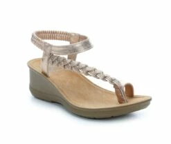 Women's Daisy Fuentes Denim Vegan Wedge Sandals 10 Women's Daisy Fuentes Denim Vegan Wedge Sandals -Shoe Styles Sales 2024 2 537