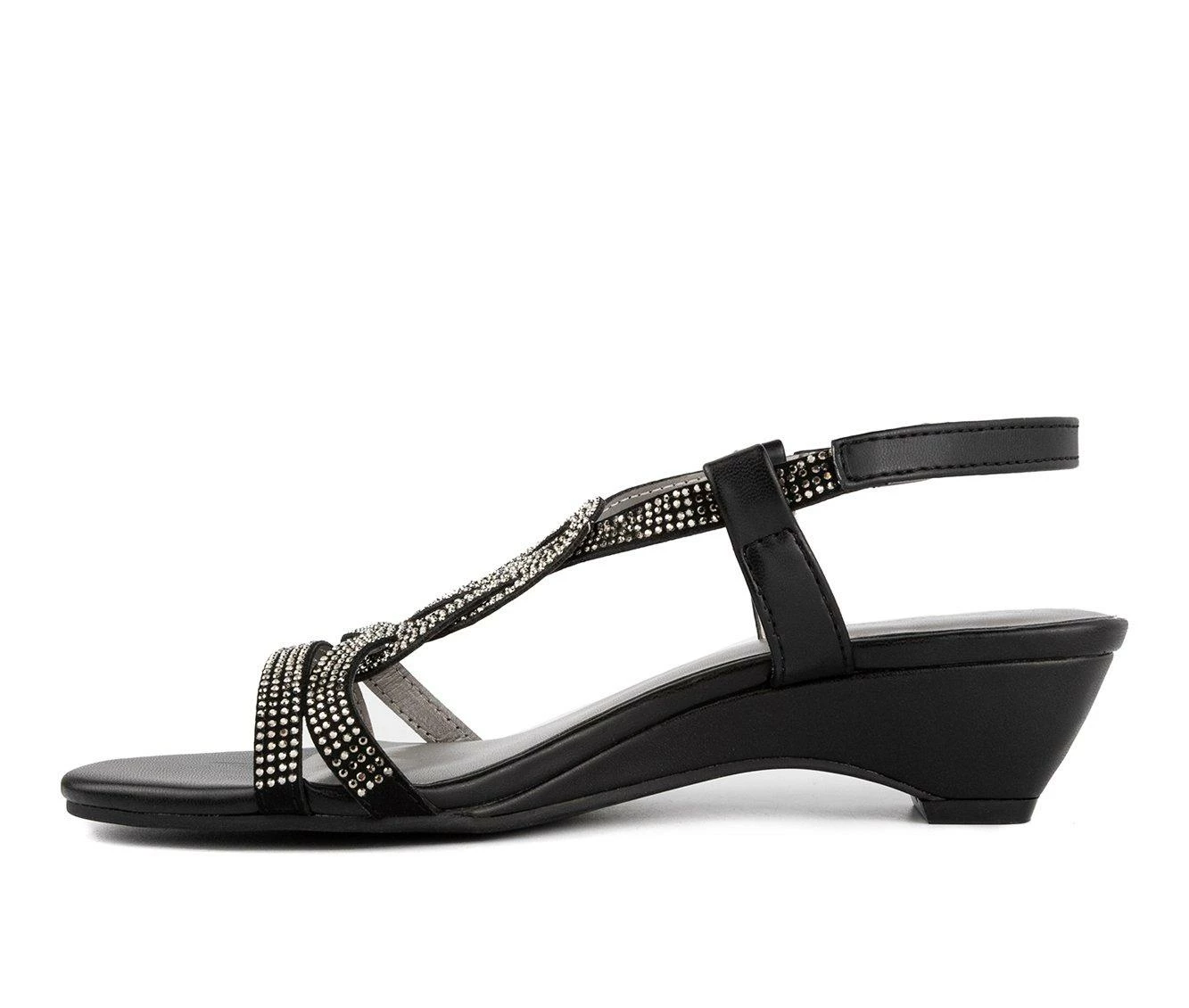 Women's London Fog Meadow Wedge Sandals 6 Women's London Fog Meadow Wedge Sandals - Image 4