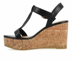 Women's Journee Collection Matildaa Cork Wedge Sandals -Shoe Styles Sales 2024 3 880