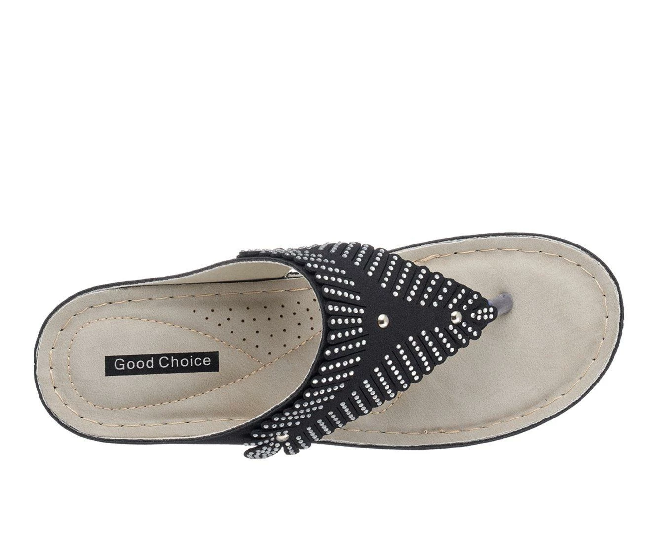 Women's GC Shoes Virginia Wedge Flip Flops 7 Women's GC Shoes Virginia Wedge Flip Flops - Image 5